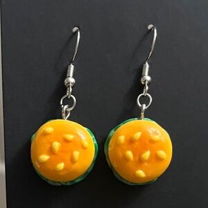 Hamburger Dangle Earrings